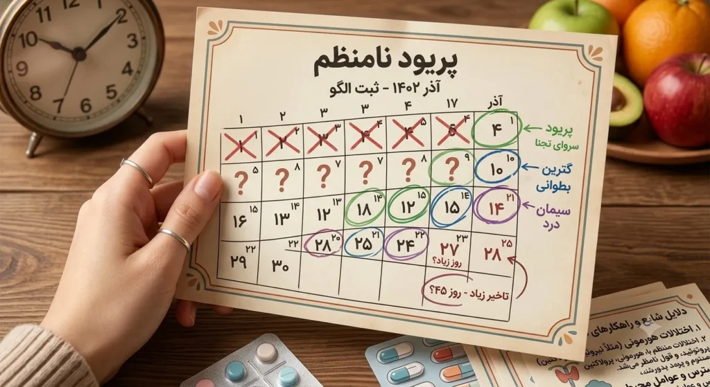 پریود نامنظم 