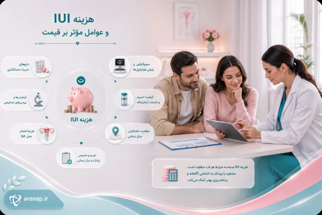 هزینه روش IUI در ایران و عوامل موثر بر قیمت آن - آرناپ