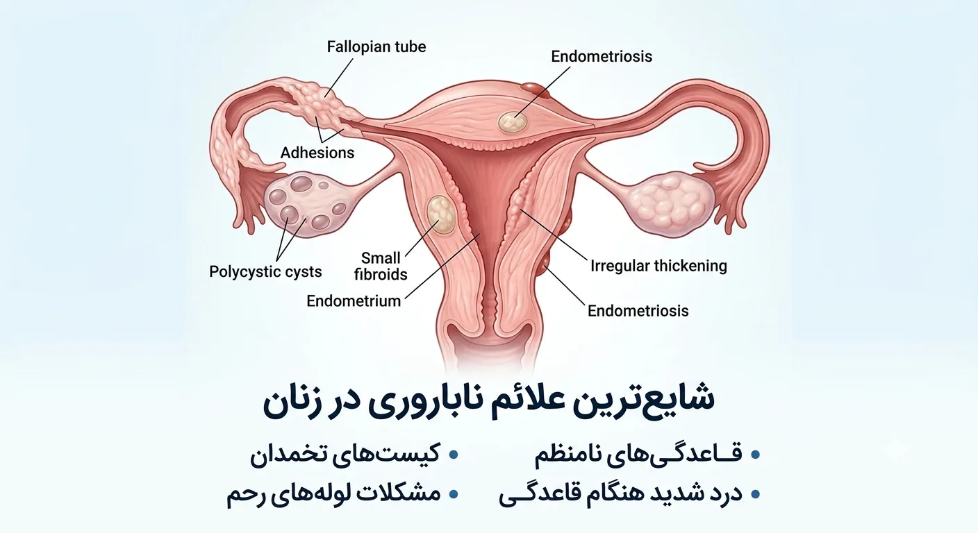 علائم ناباروری چیست؟ - آرناپ