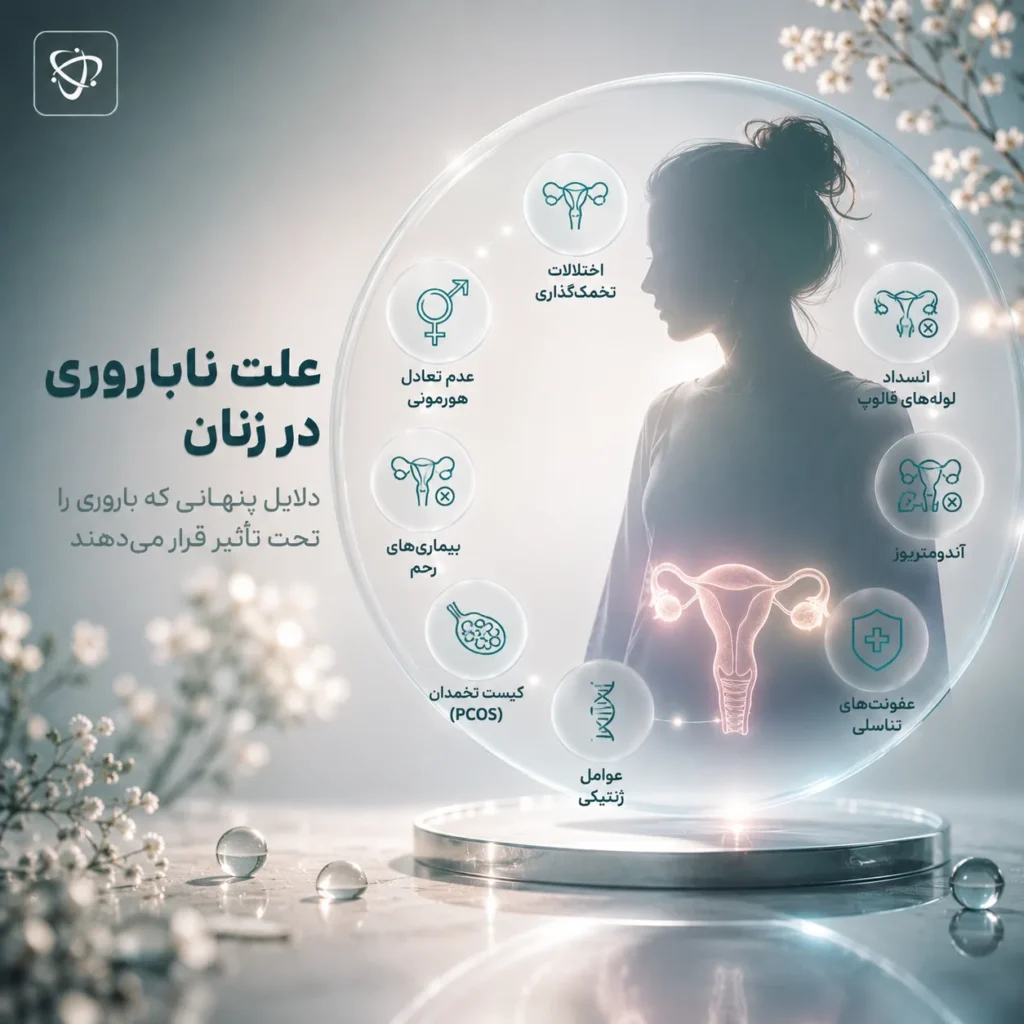علت ناباروری در زنان و روش‌های درمان - آرناپ