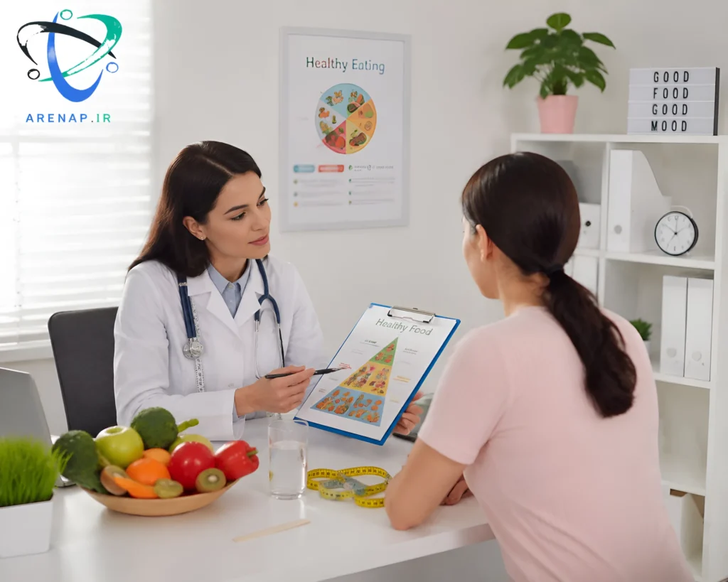 رژیم غذایی باروری و مکمل باروری و مراجعه به پزشک - آرناپ