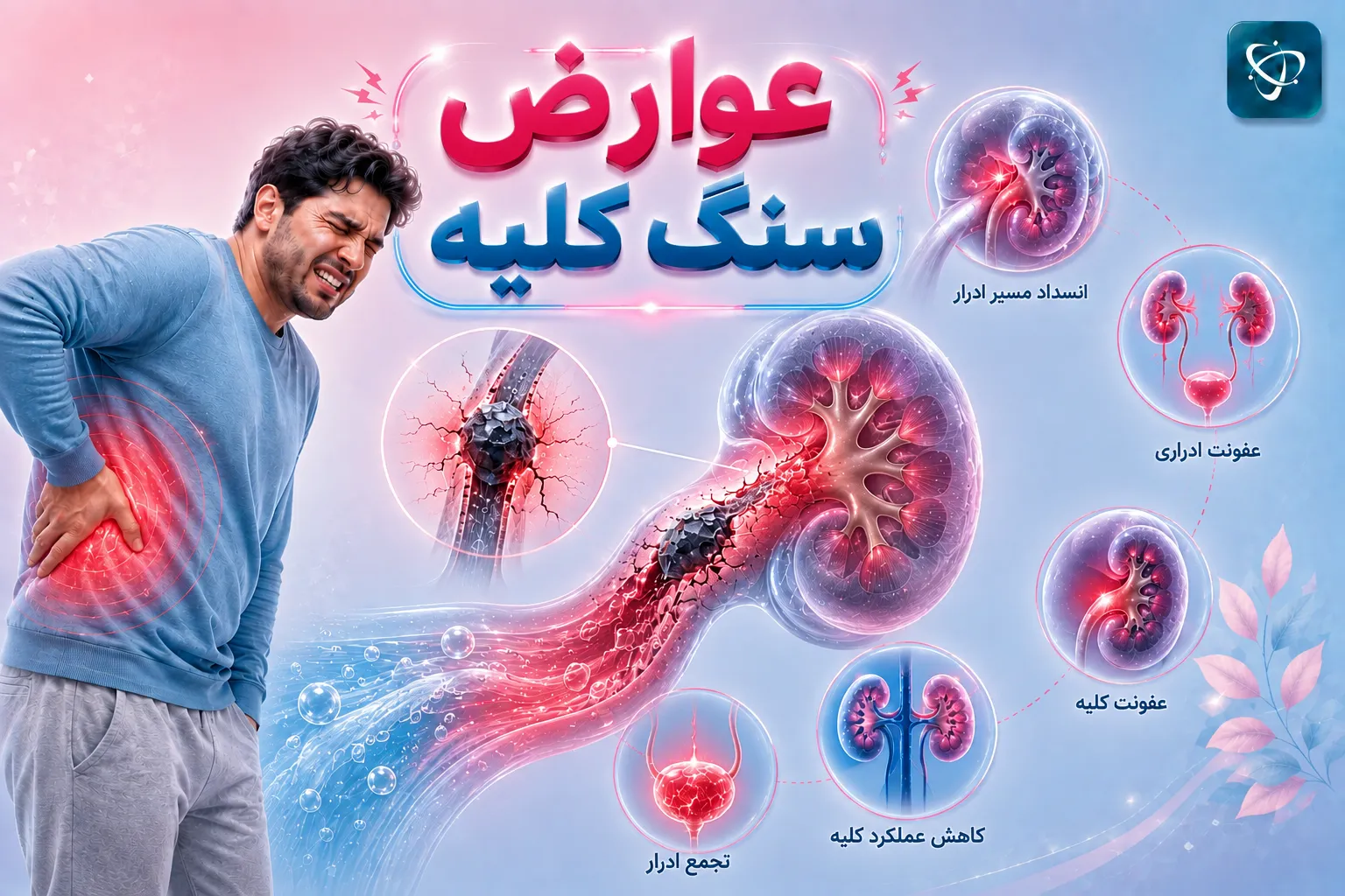 عوارض و مشکلات ناشی از سنگ کلیه-آرناپ
