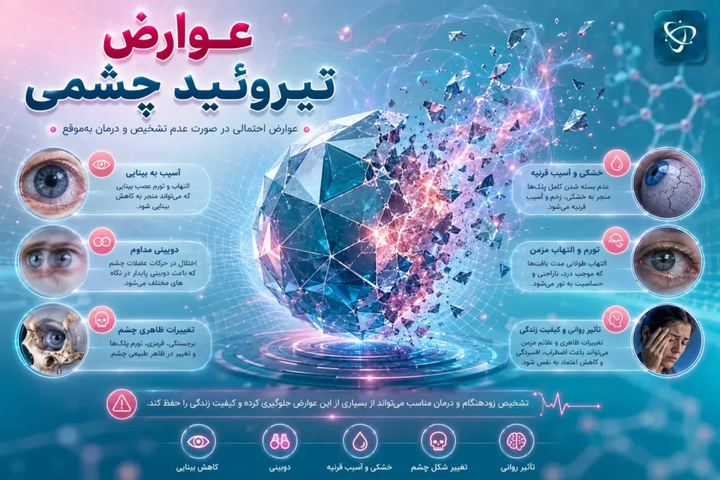 عوارض تیروئید چشمی و تأثیر آن بر عملکرد چشم- آرناپ