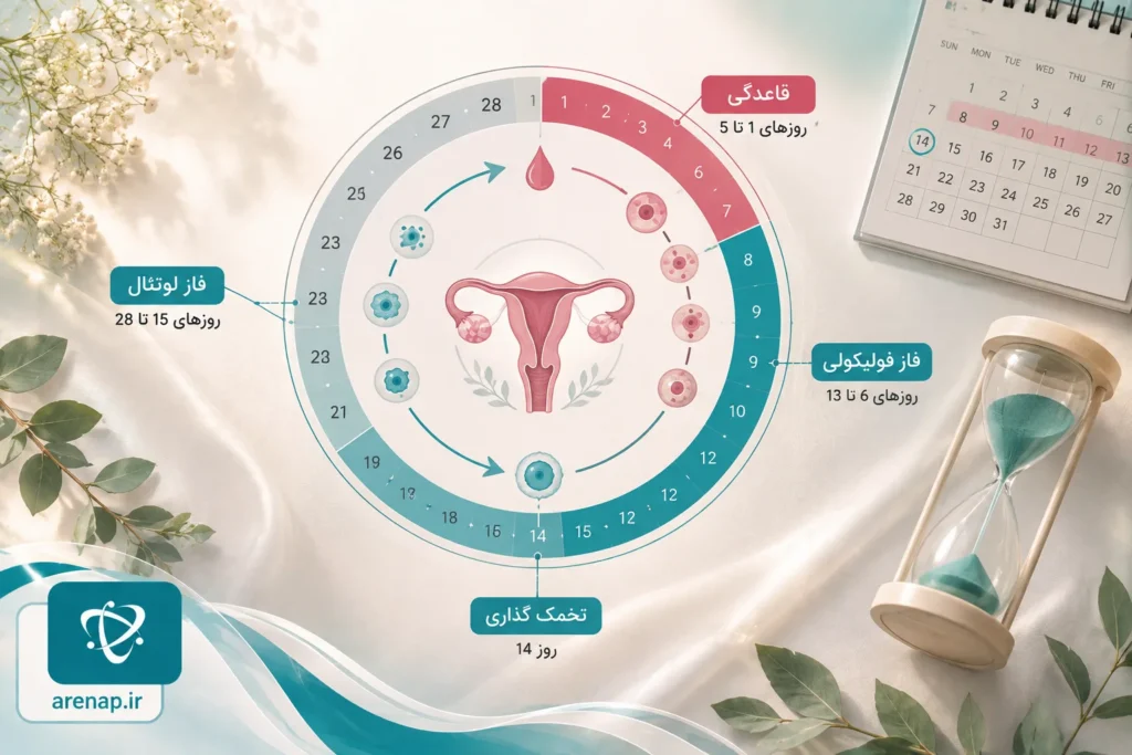چرخه طبیعی قاعدگی چگونه است؟