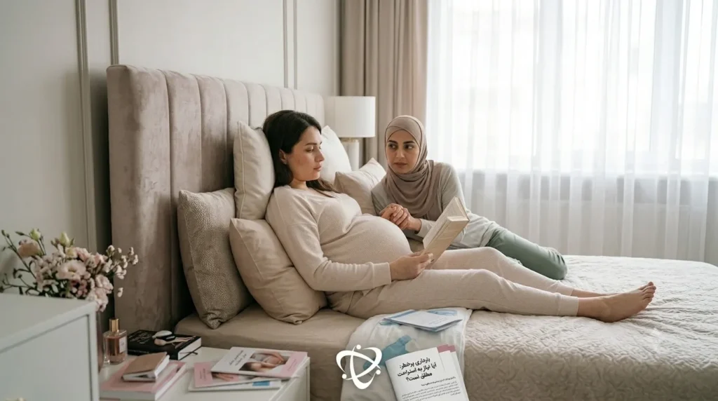 بررسی نیاز به استراحت و محدودیت فعالیت در بارداری پرخطر - آرناپ