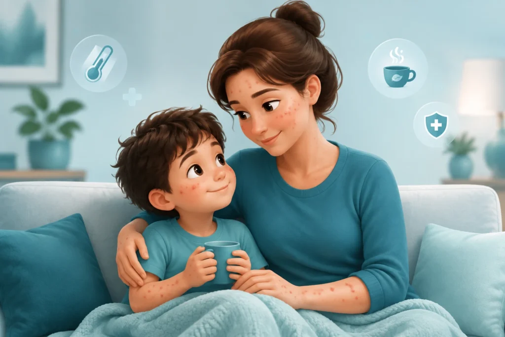 نشانه های پوستی مشترک در سنین مختلف