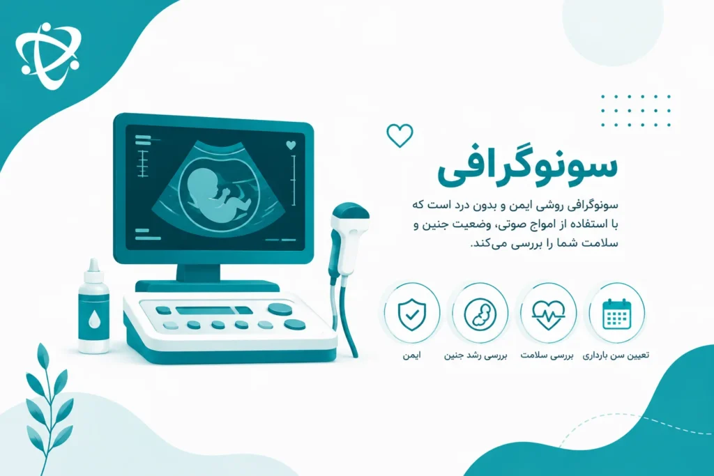 نقش سونوگرافی در تشخیص بارداری و ارزیابی سلامت جنین پس از انجام آزمایش بارداری