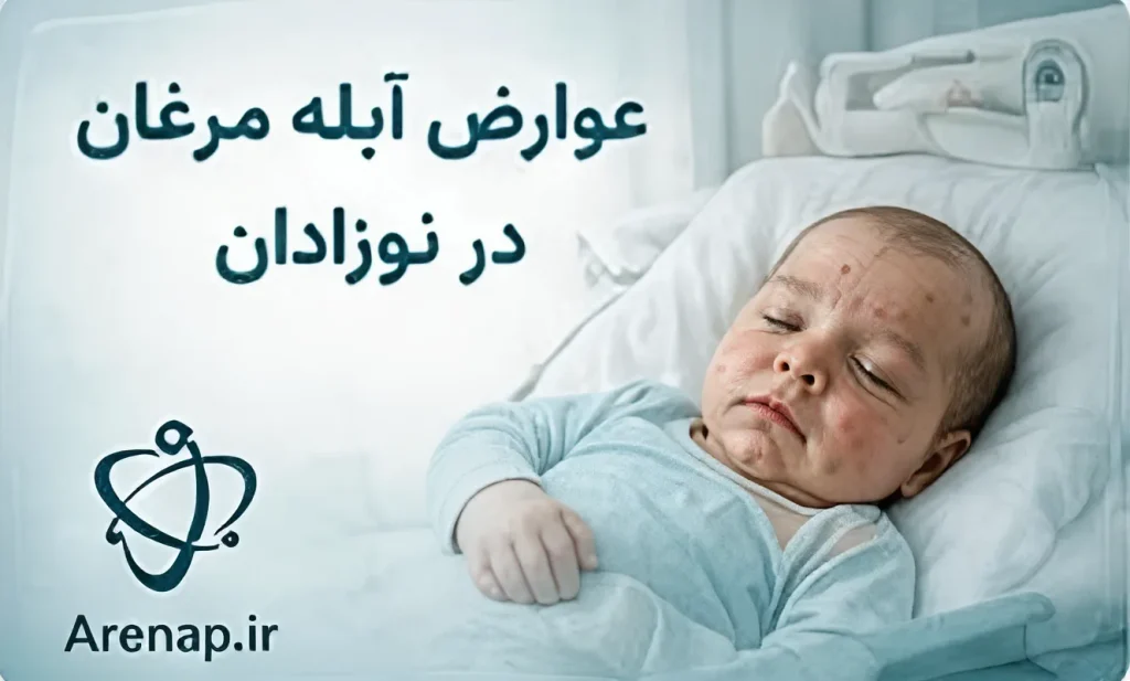 عوارض آبله مرغان در نوزادان-ارناپ