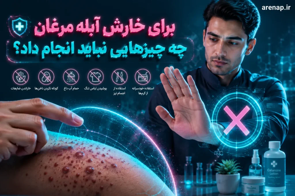 اشتباهات رایج که خارش و التهاب آبله مرغان را بیشتر می‌کنند- آرناپ