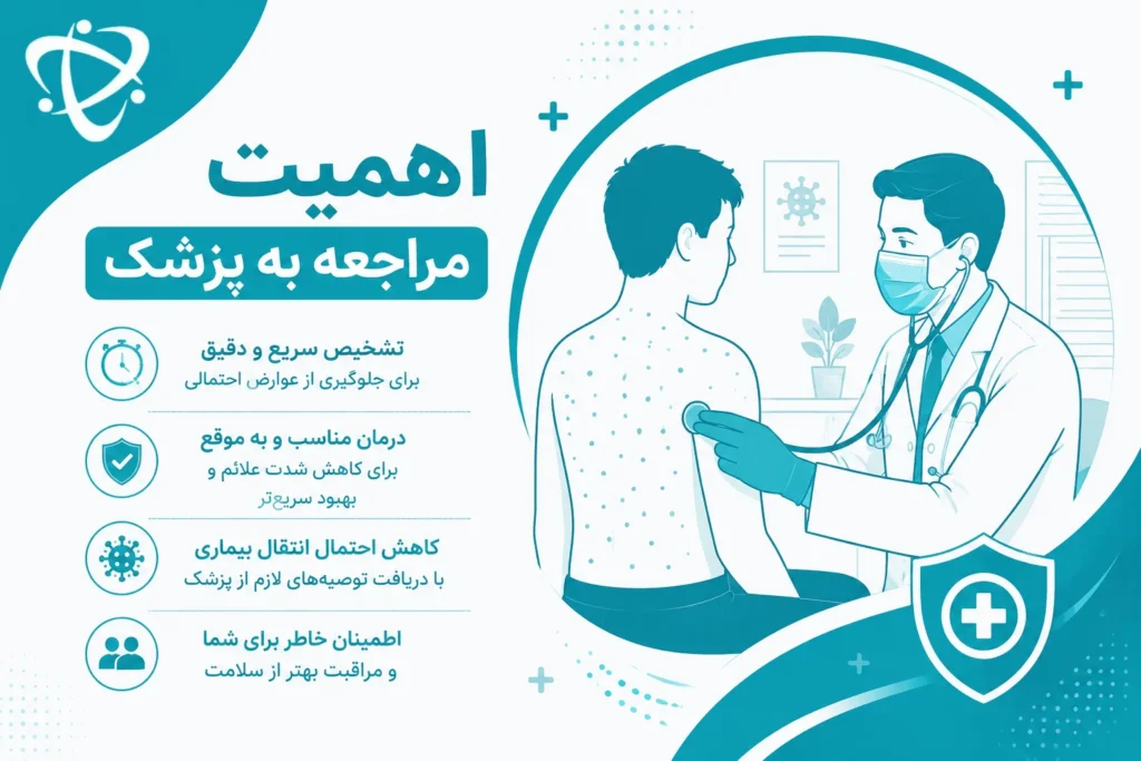 اهمیت مراجعه به پزشک در آبله مرغان؛ توجه به علائم شدید و نشانه‌های عوارض در بزرگسالان