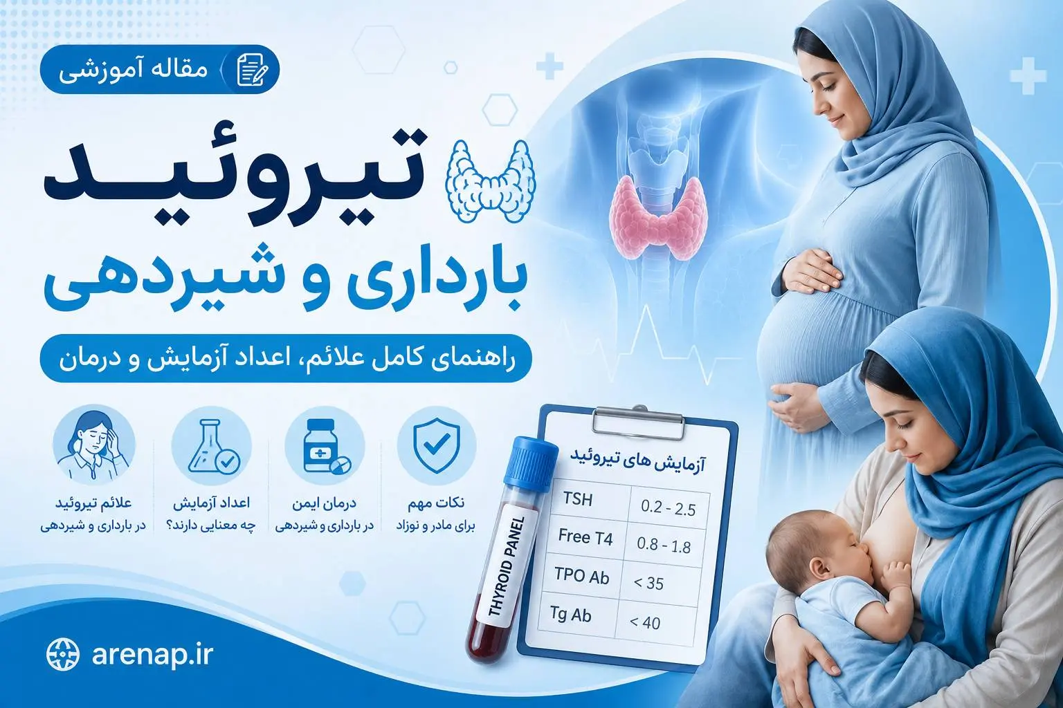 تیروئید بارداری و شیردهی - آرناپ